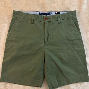 Tommy Hilfiger Men's Olive Flat Front Shorts